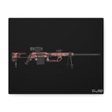 M200 Intervention COD Classic – Canvas Print (Black Background)