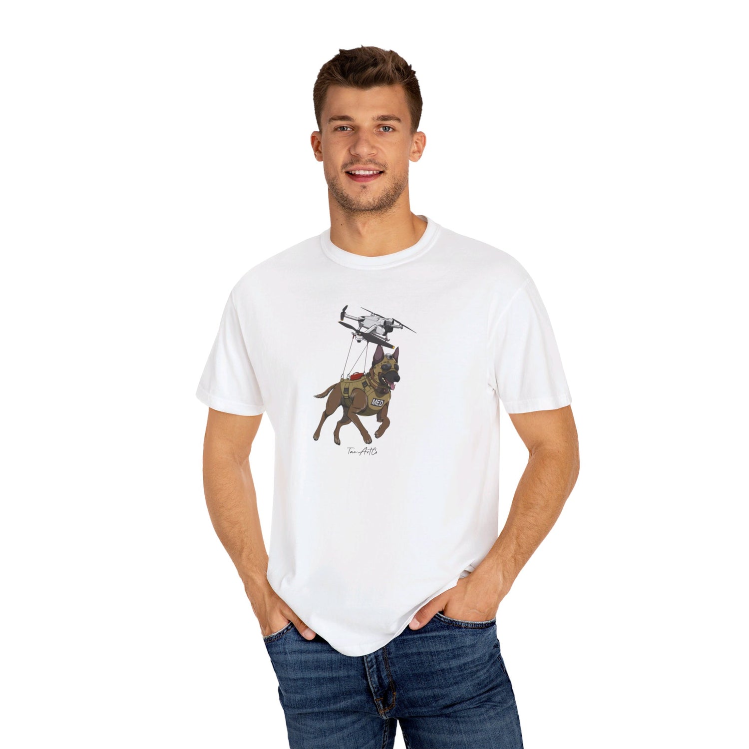 Drone Dog - Comfort Color 1717 Tee
