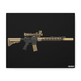 URGI Rifle – Canvas Print (Black Background)