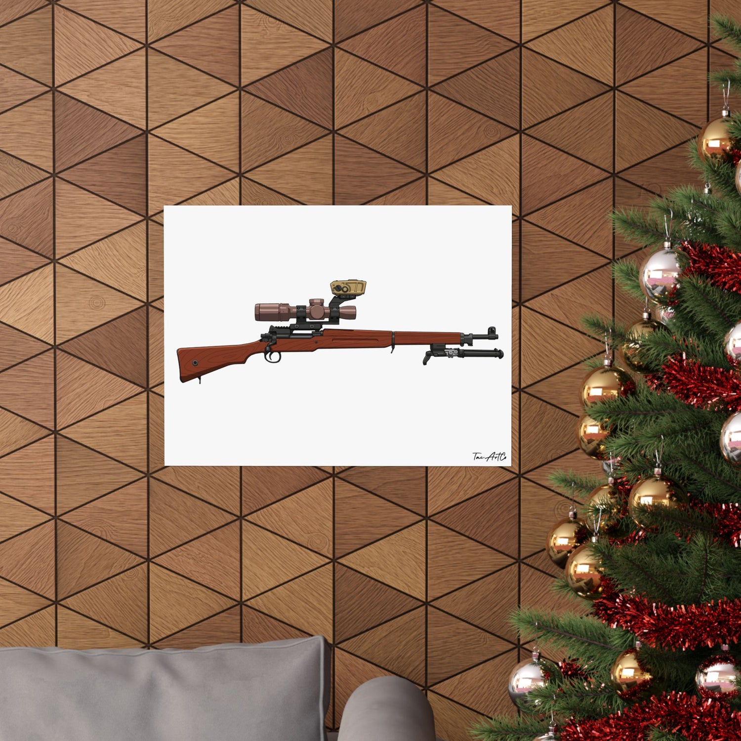 Modern Enfield - Matte Poster