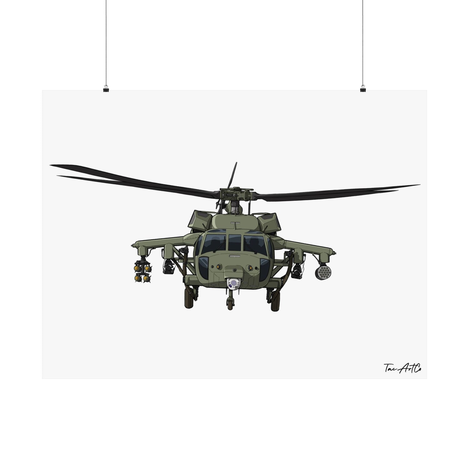 Blackhawk v1 - Matte Poster