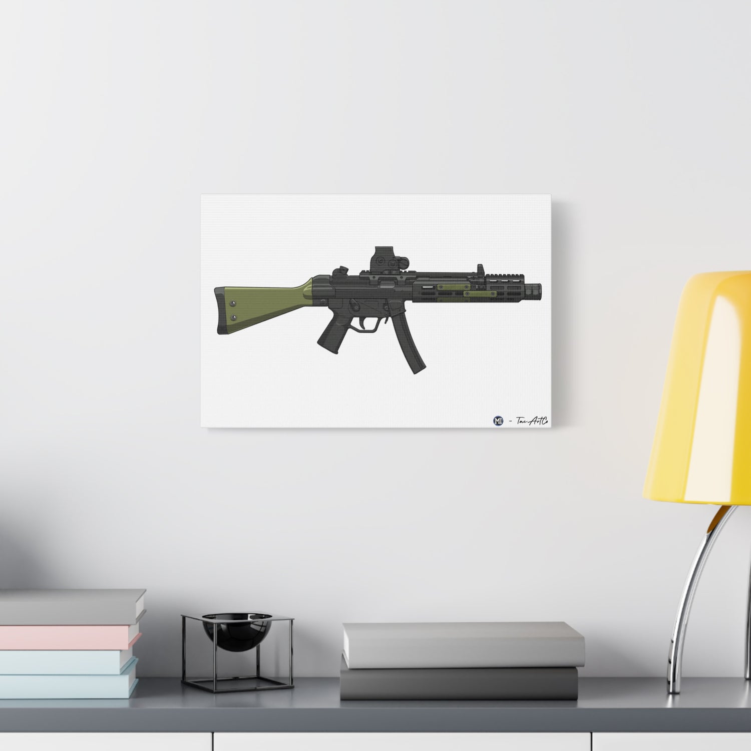 MP5 Canvas Print – Modern Classic
