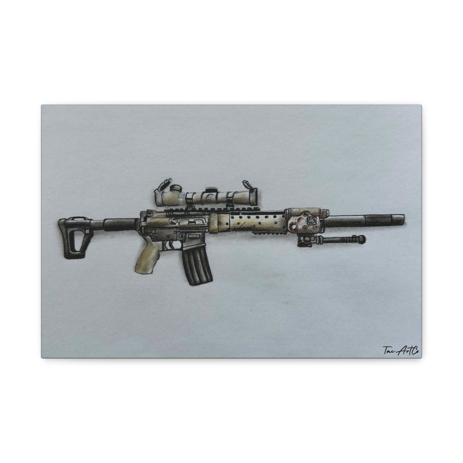 MK12 SKETCH - Canvas Print