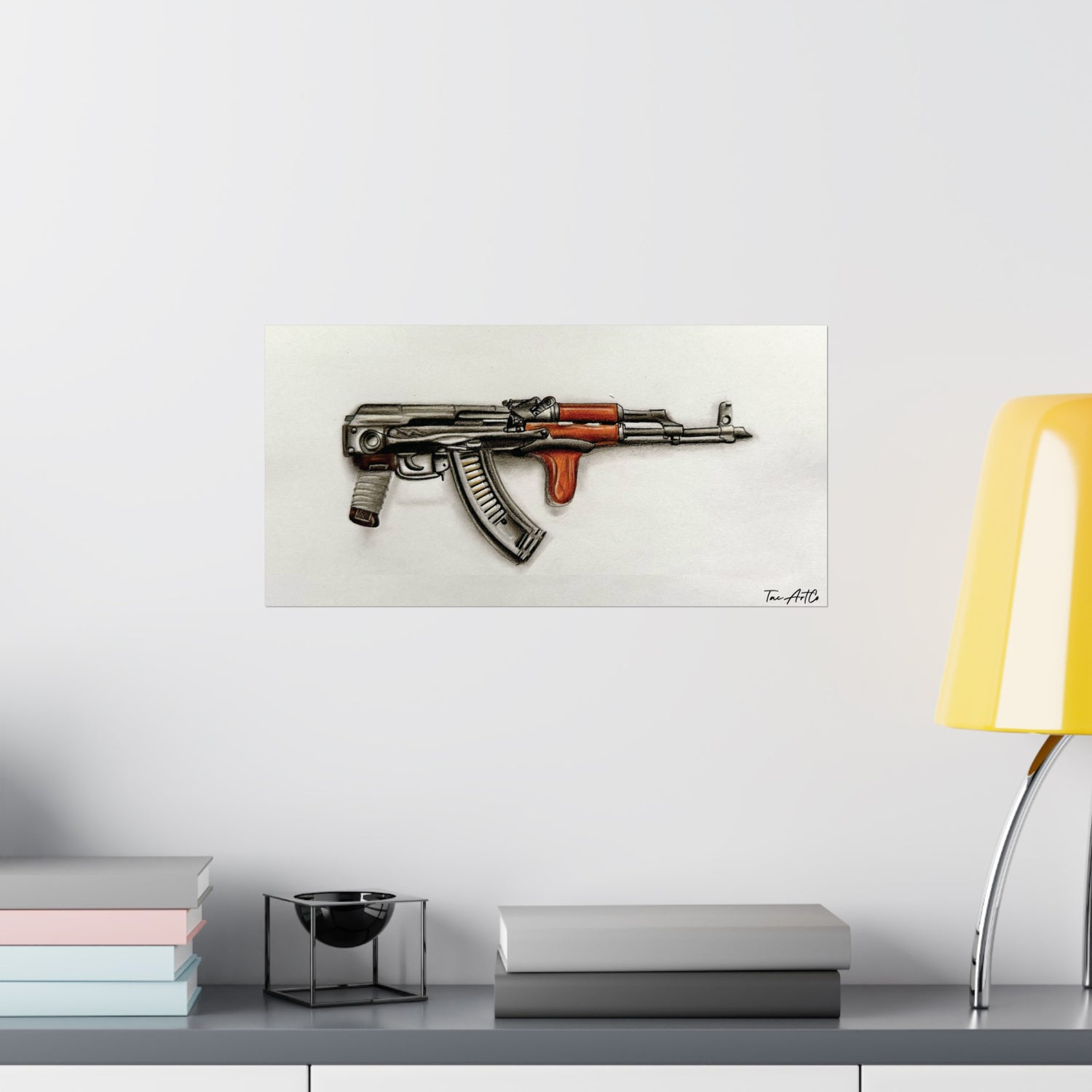 AK Under Folder W/Dong Sketch - Matte Poster