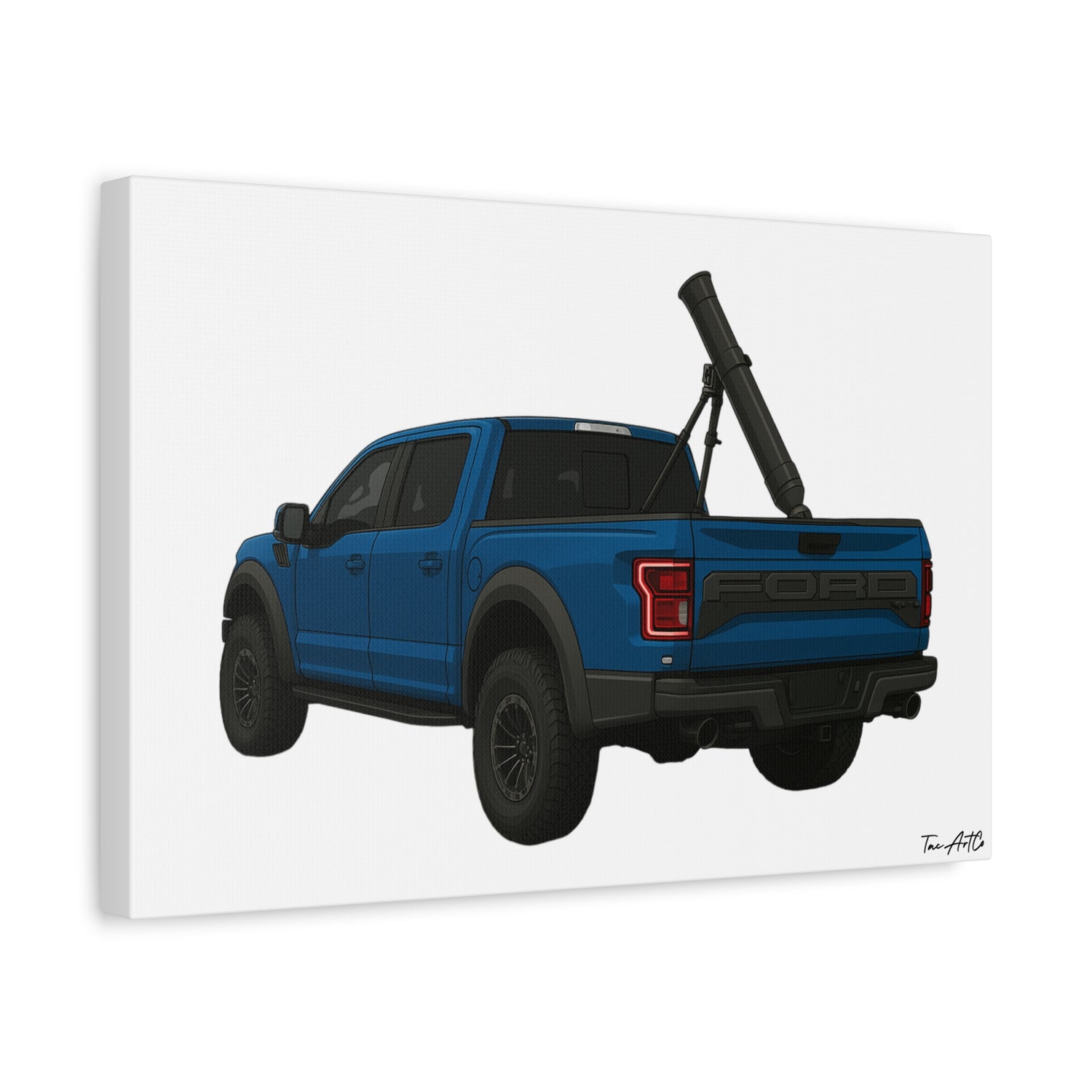 Heavy Payload – Raptor Mortar Rig Canvas Print