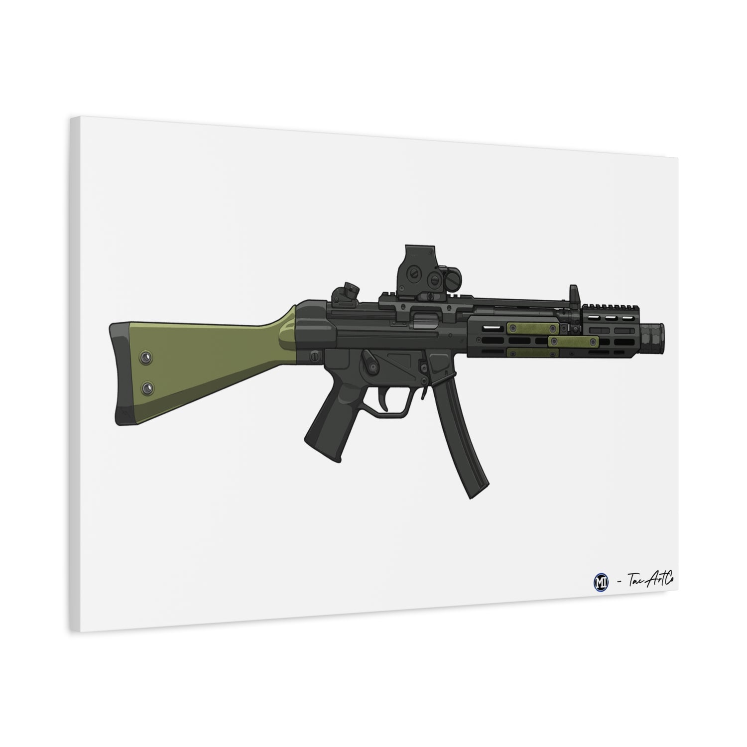 MP5 Canvas Print – Modern Classic