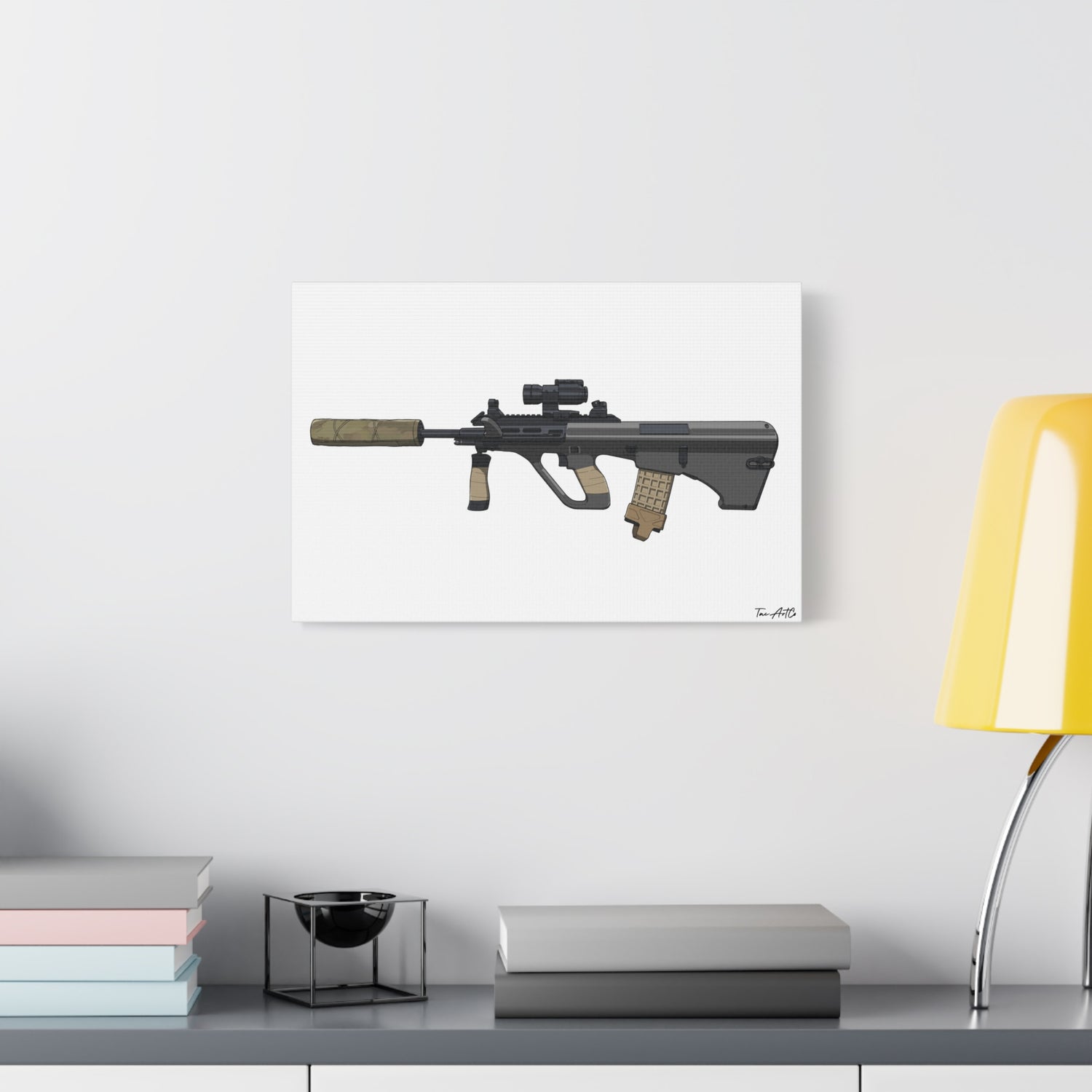 Steyr AUG – Bullpup Rifle Canvas Print