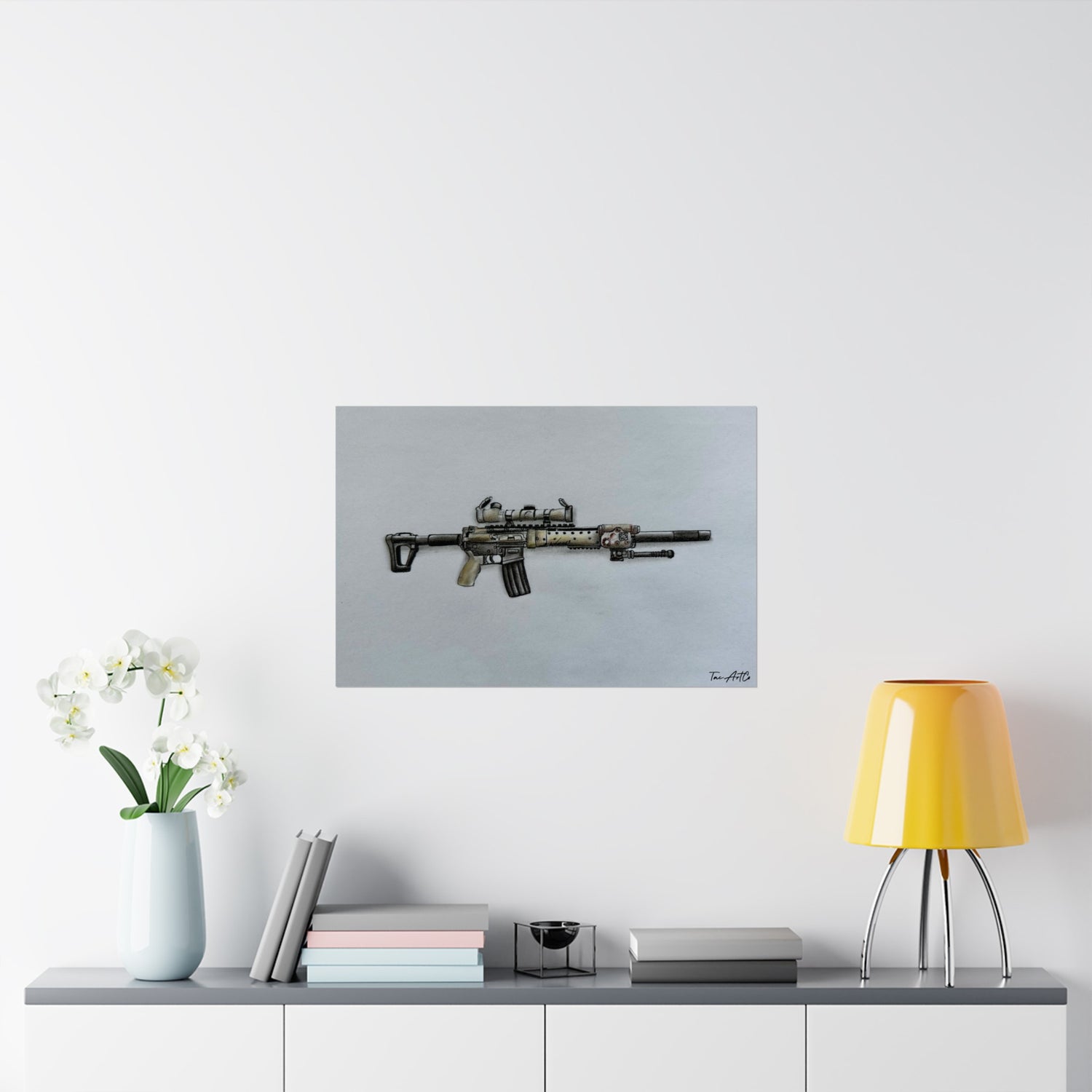 MK12 Mod H Sketch - Matte Poster