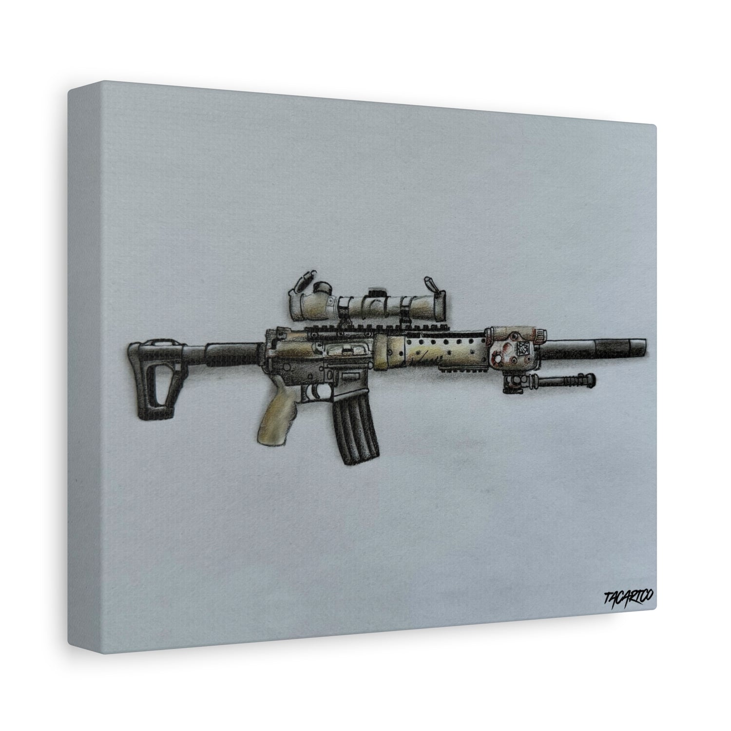 MK12 Mod H – Recce Rifle Canvas Print