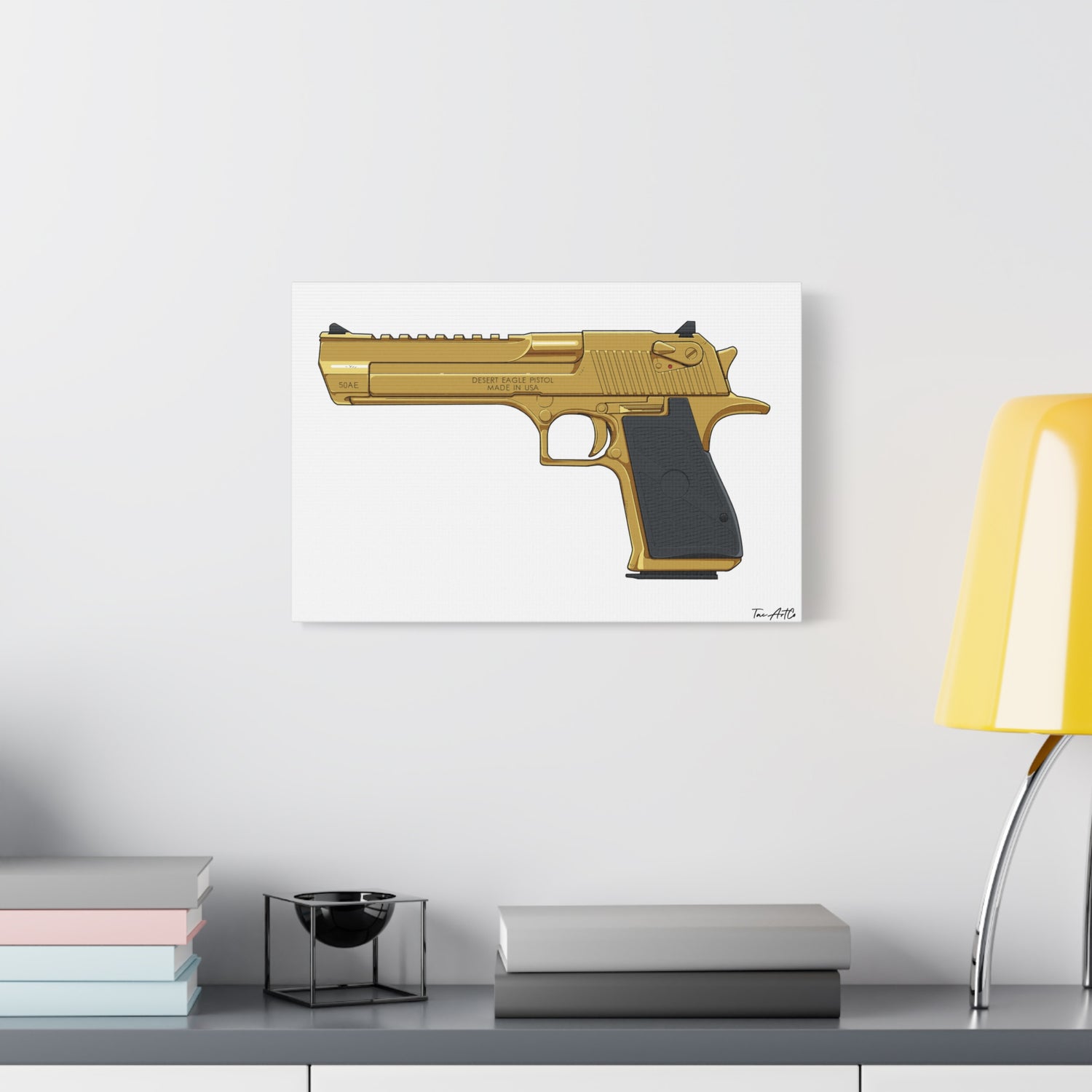 Desert Eagle Gold – Canvas Print