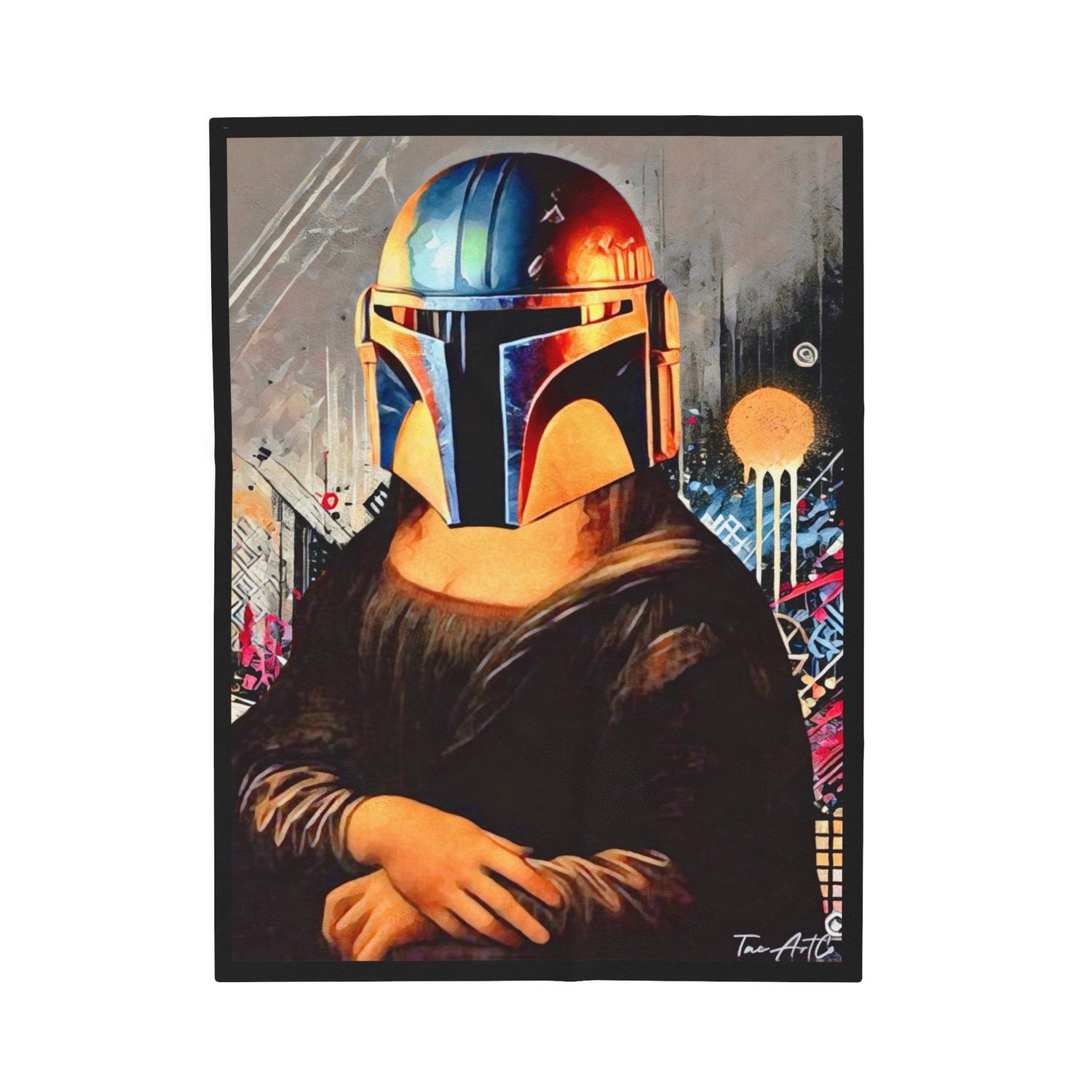 boba lisa - Velveteen Plush Blanket