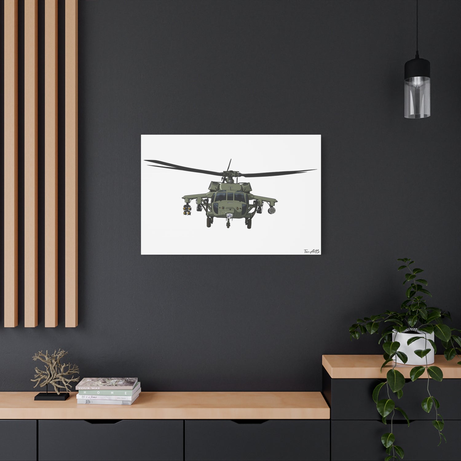 Black Hawk Helicopter – Canvas Print