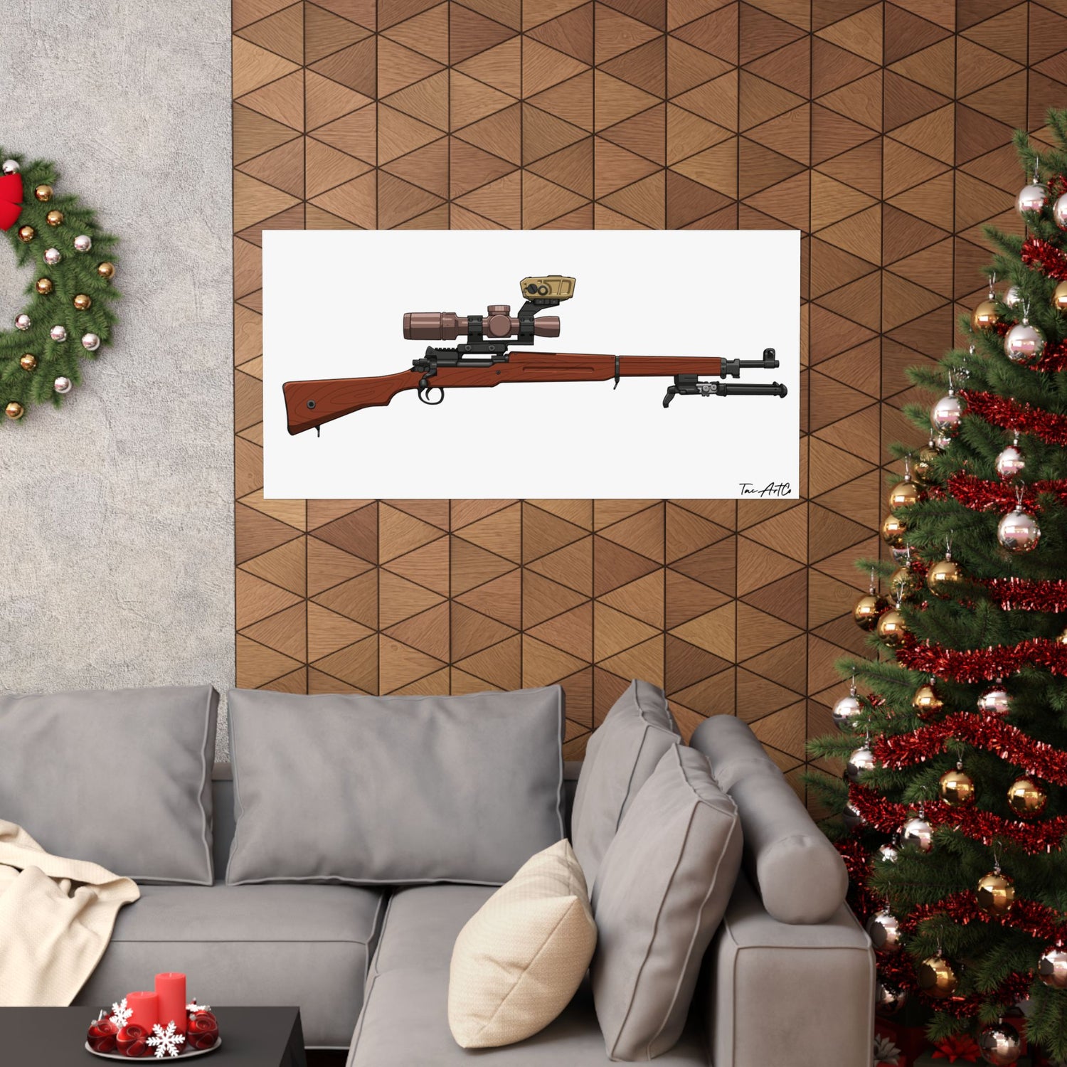 Modern Enfield - Matte Poster