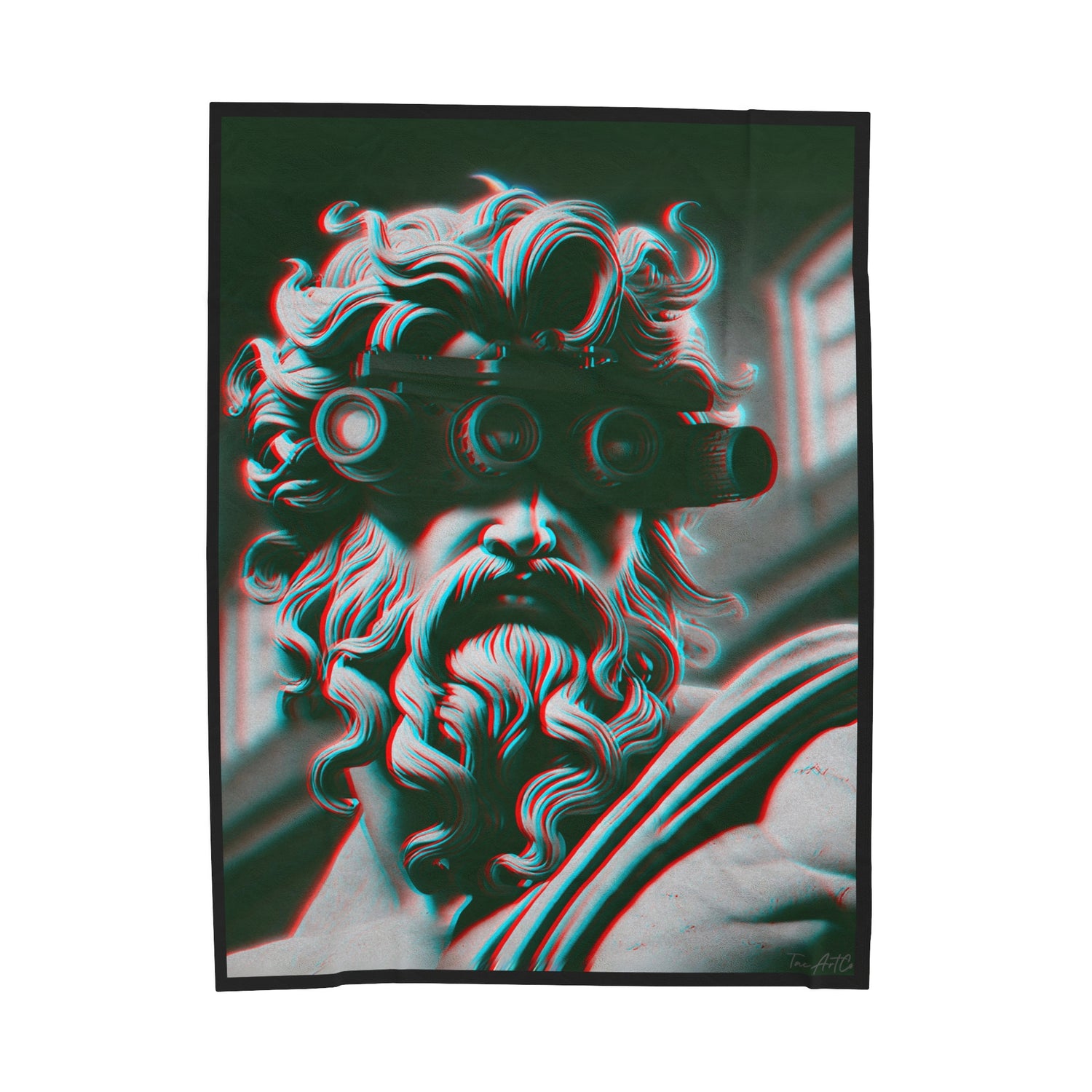 Greek Nods - Velveteen Plush Blanket