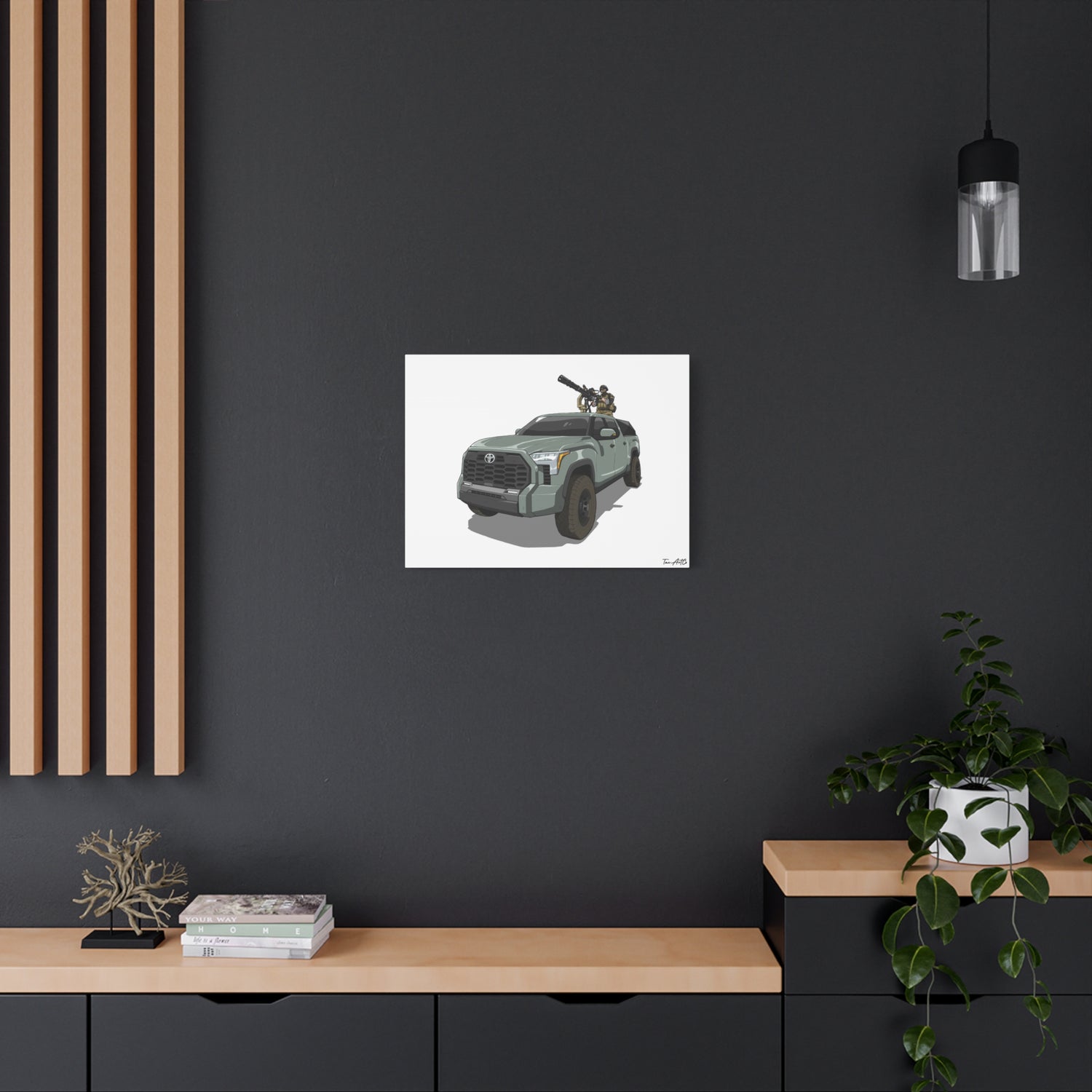 Tundra Technical – Canvas Print