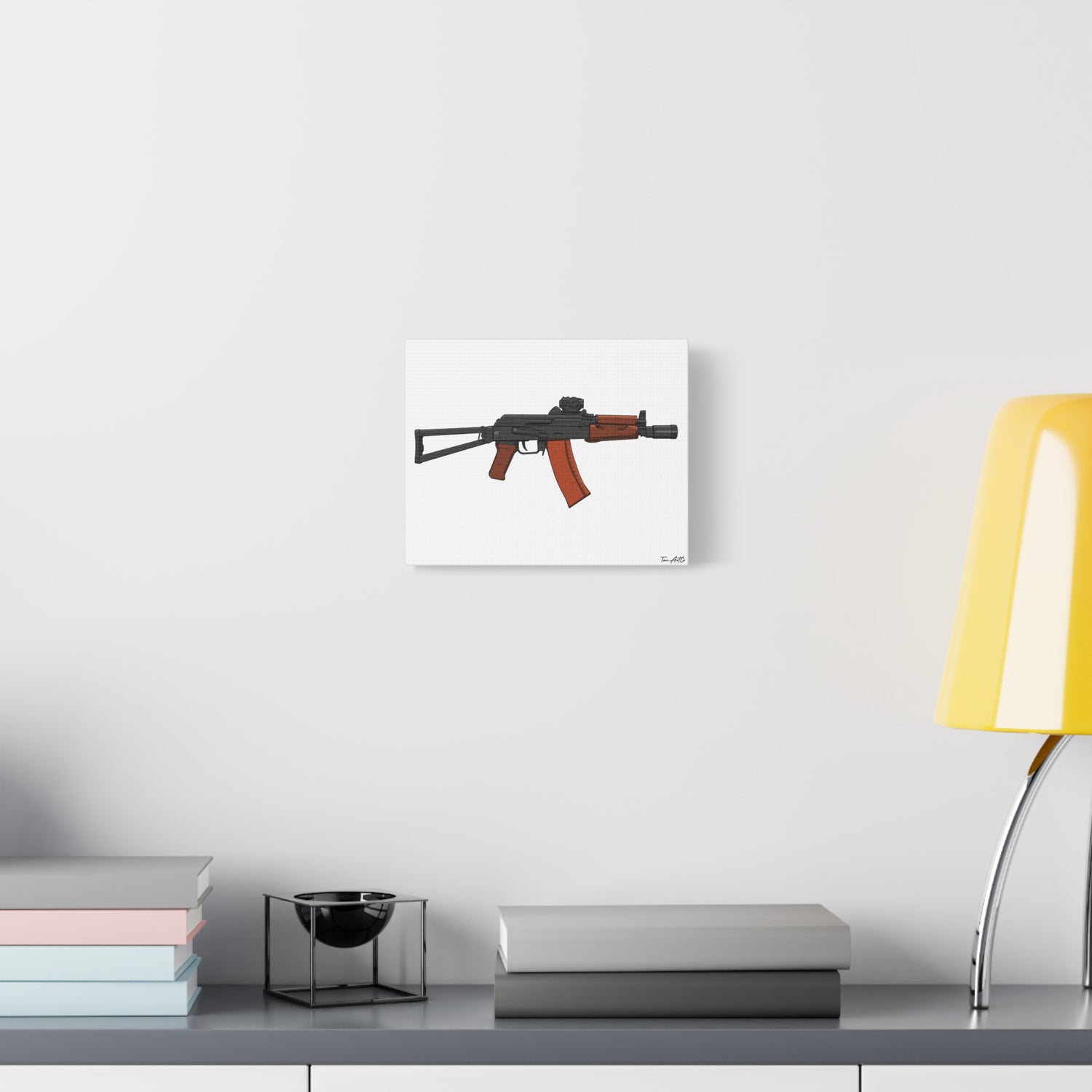 AKS-74U Krinkov – Shorty AK Rifle Canvas Print