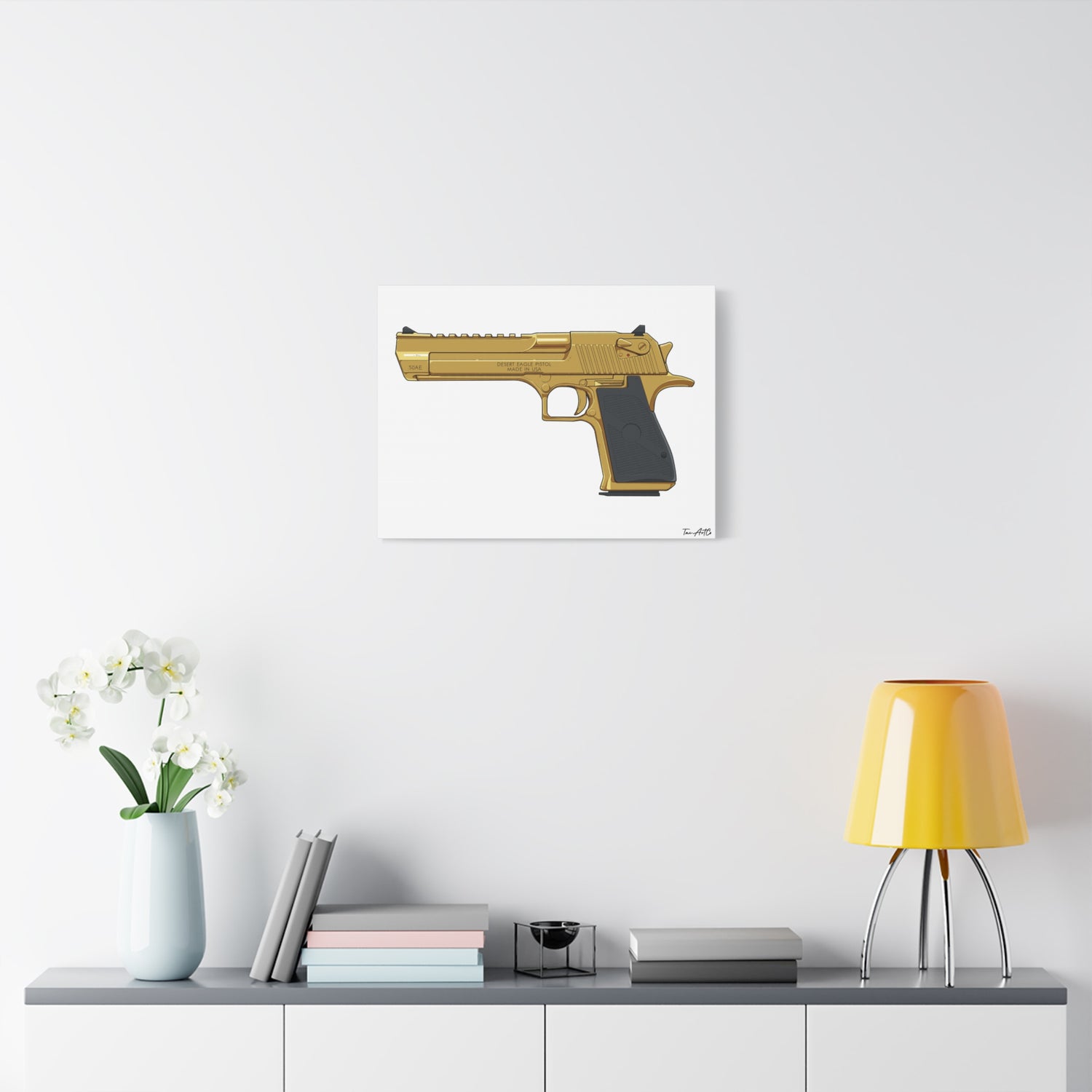 Desert Eagle Gold – Canvas Print