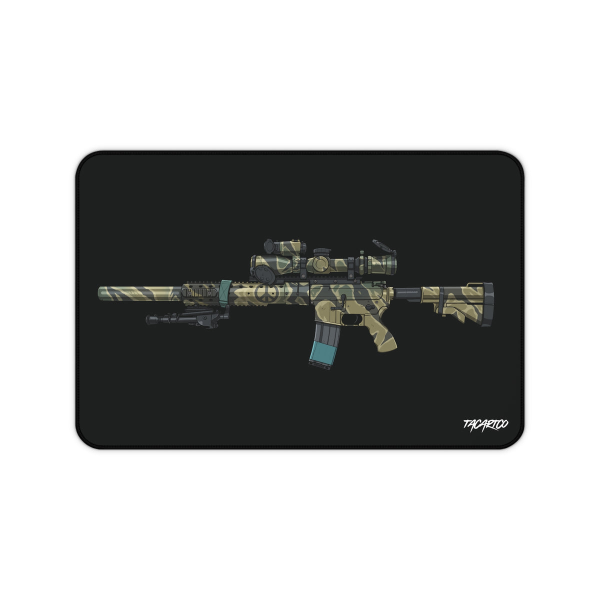 Tiger Stripe AR-15 - Desk Mat