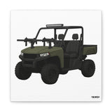 UTV Technical - Canvas Print (White Background)