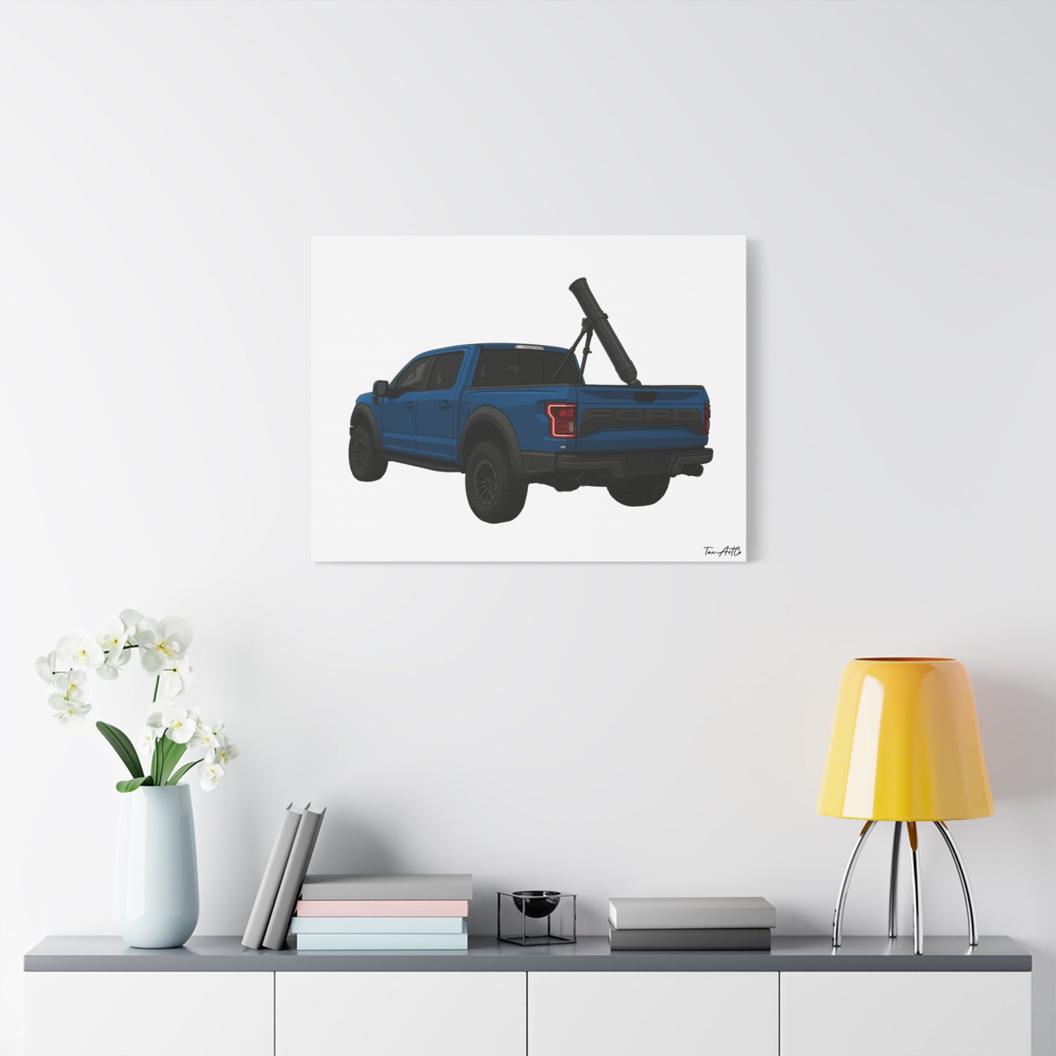 Heavy Payload – Raptor Mortar Rig Canvas Print