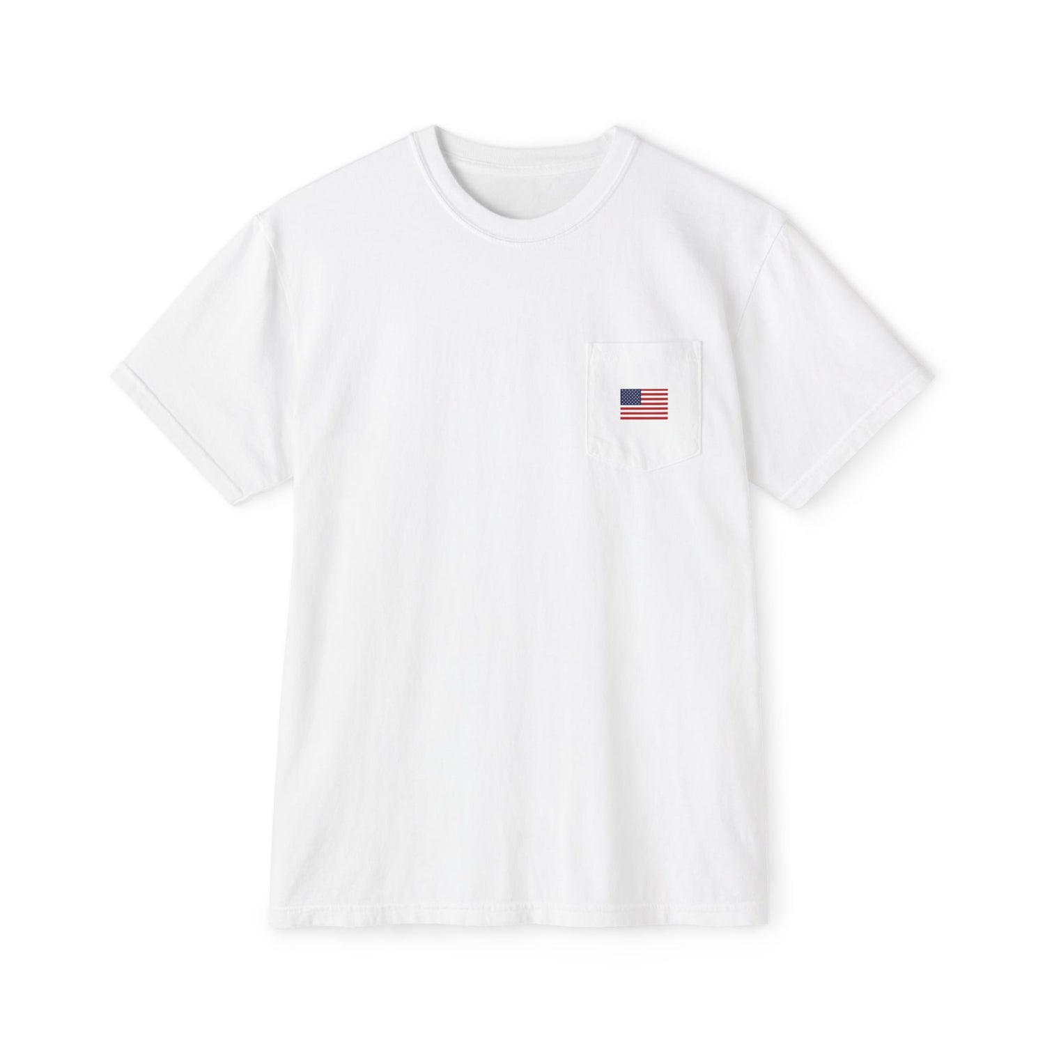 Flag Only - Comfort Color 6030 Pocket Tee