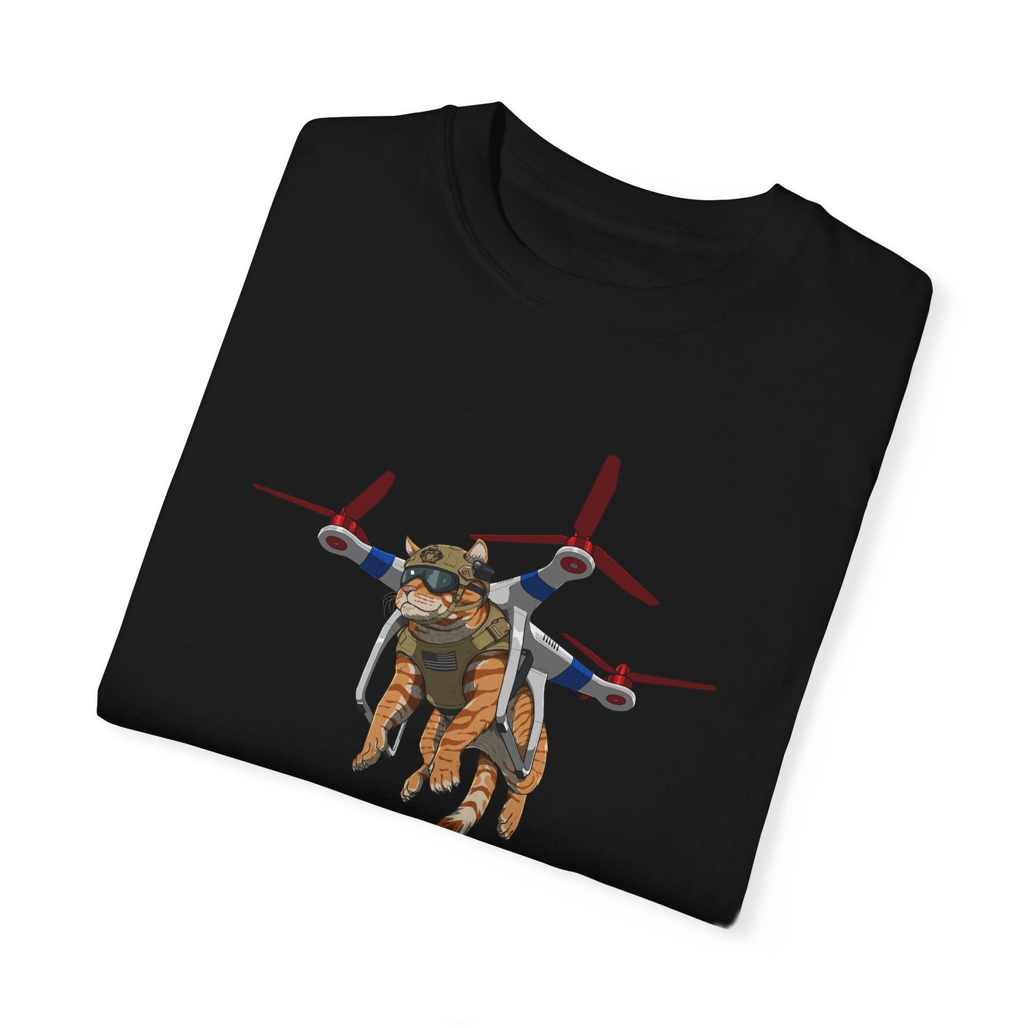 Drone Cat - Comfort Color 1717 Tee