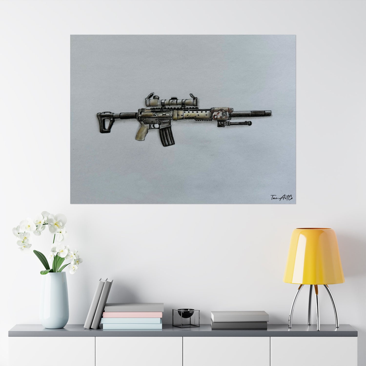 MK12 Mod H Sketch - Matte Poster