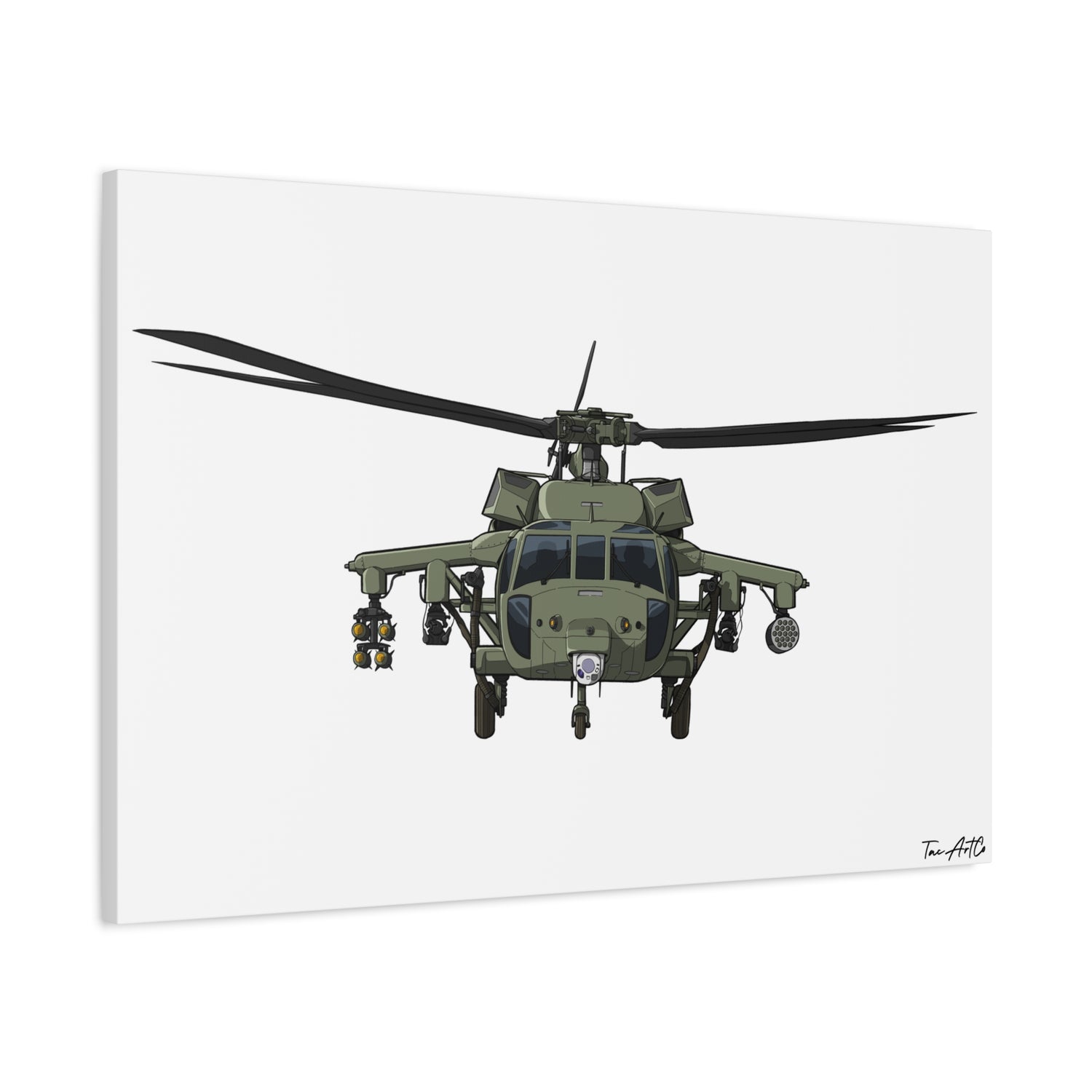 Black Hawk Helicopter – Canvas Print