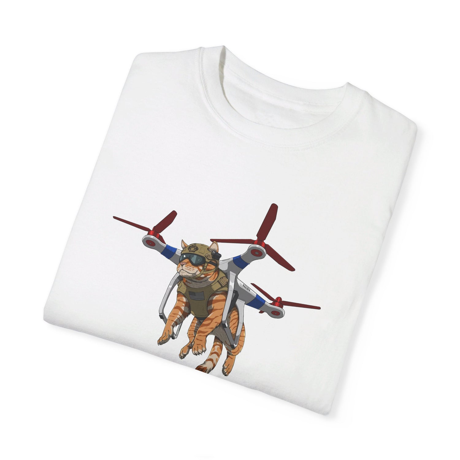 Drone Cat - Comfort Color 1717 Tee