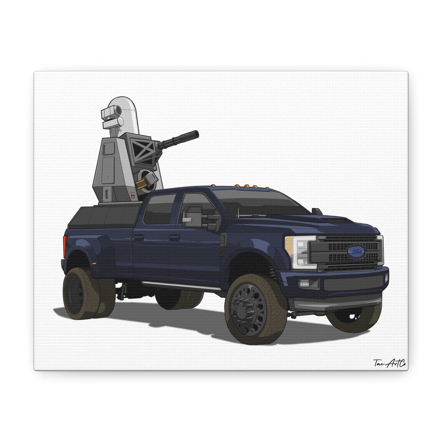 Rolling No-Fly Zone – F-350 C-RAM Rig Canvas Print