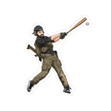 TacArtCo Athletics Baseball - Sticker