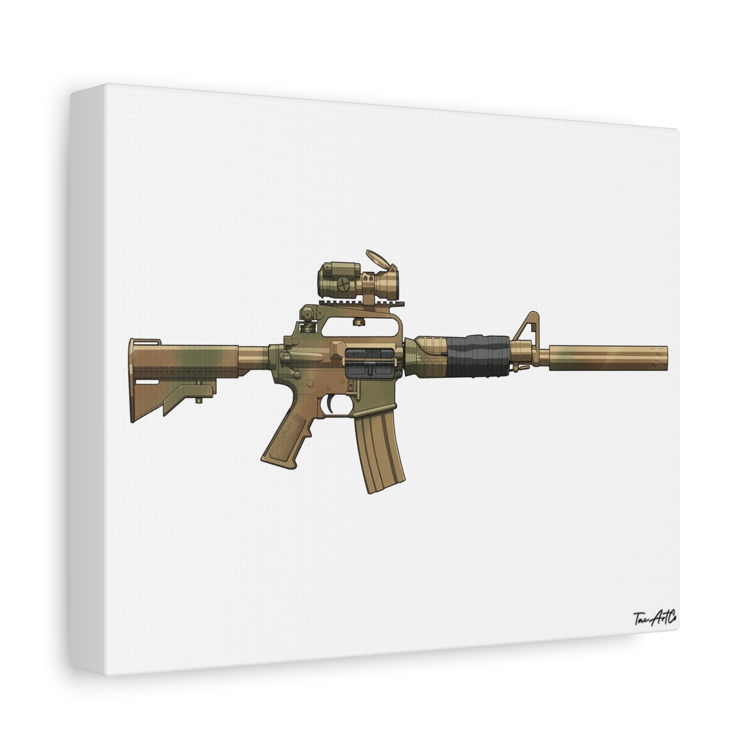 Gordy CAR-15 - Canvas Print