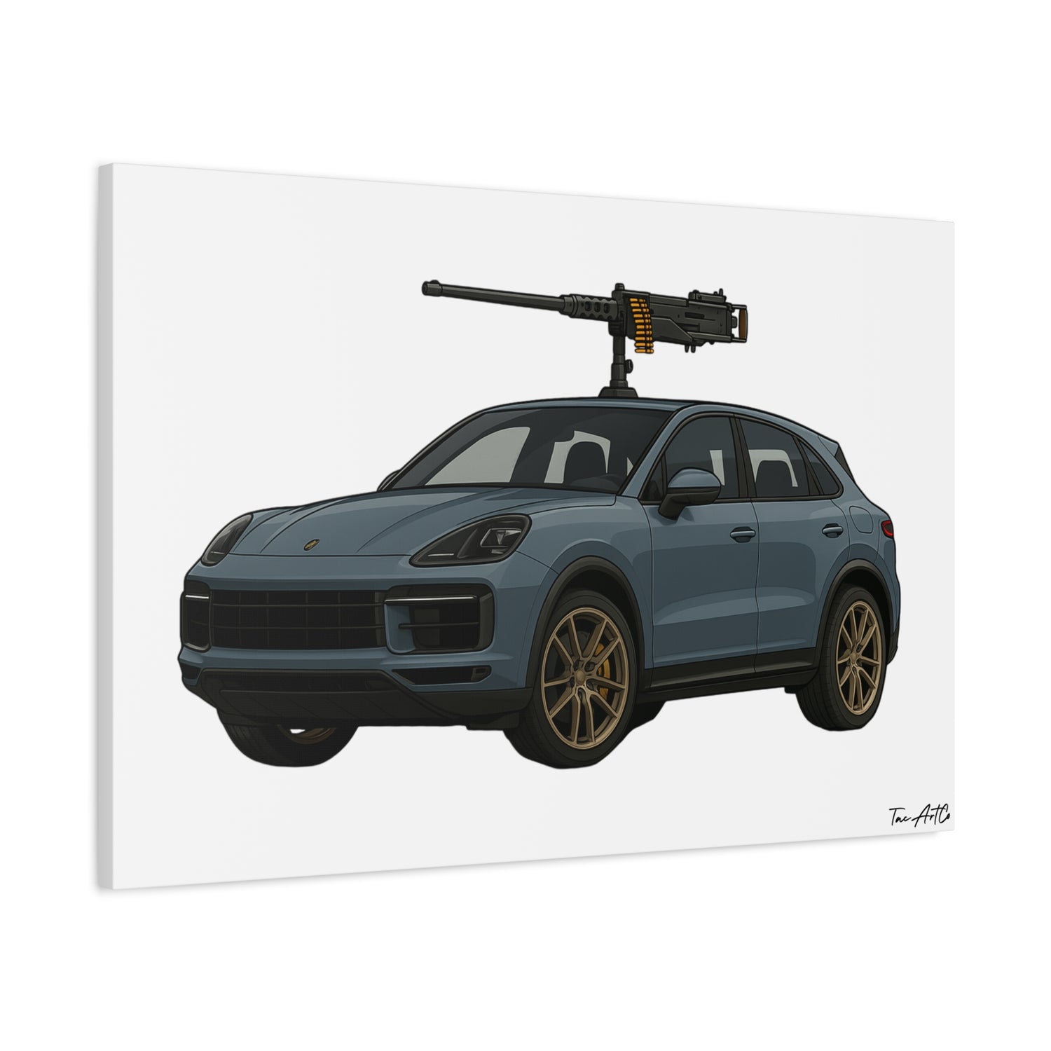 Urban Armor – Porsche Gun Rig Canvas Print