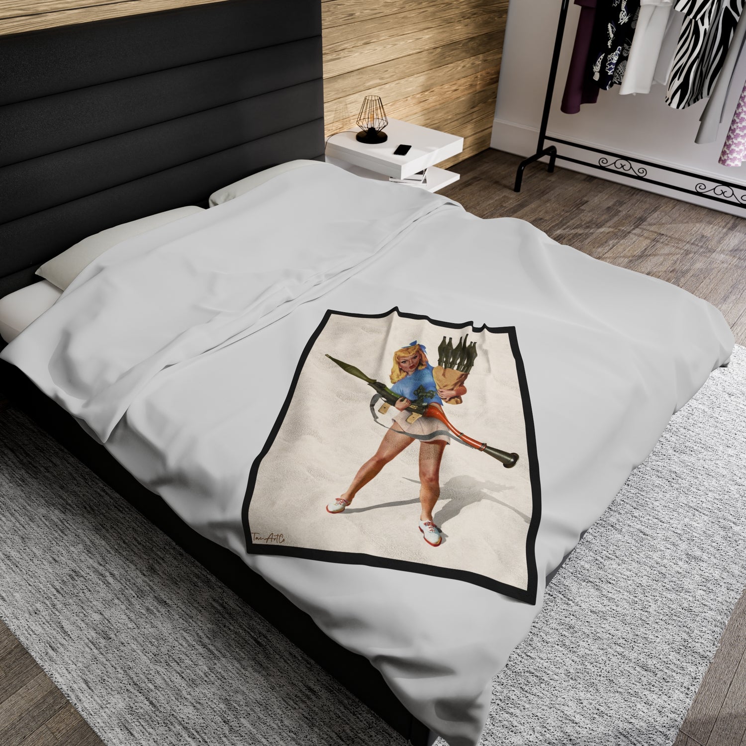 RPG Girl - Velveteen Plush Blanket