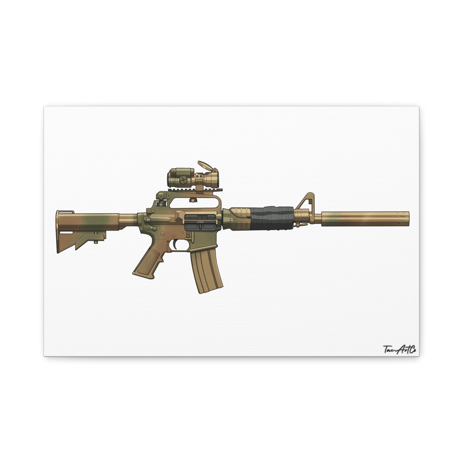 Gordy CAR-15 - Canvas Print
