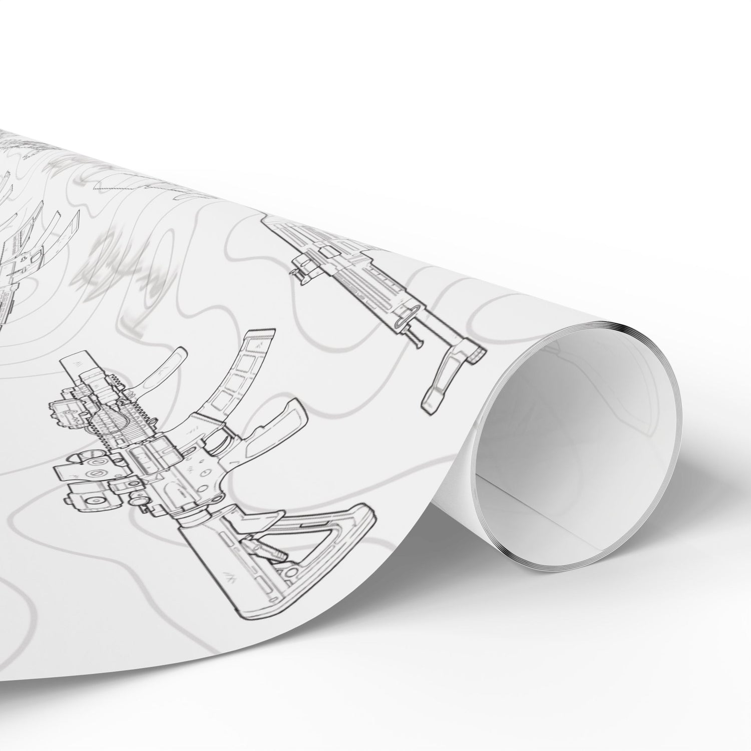 Assorted Line Art - Wrapping Papers