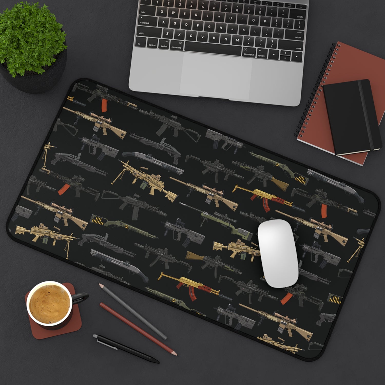 Firearm Assortment V2 – Desk Mat