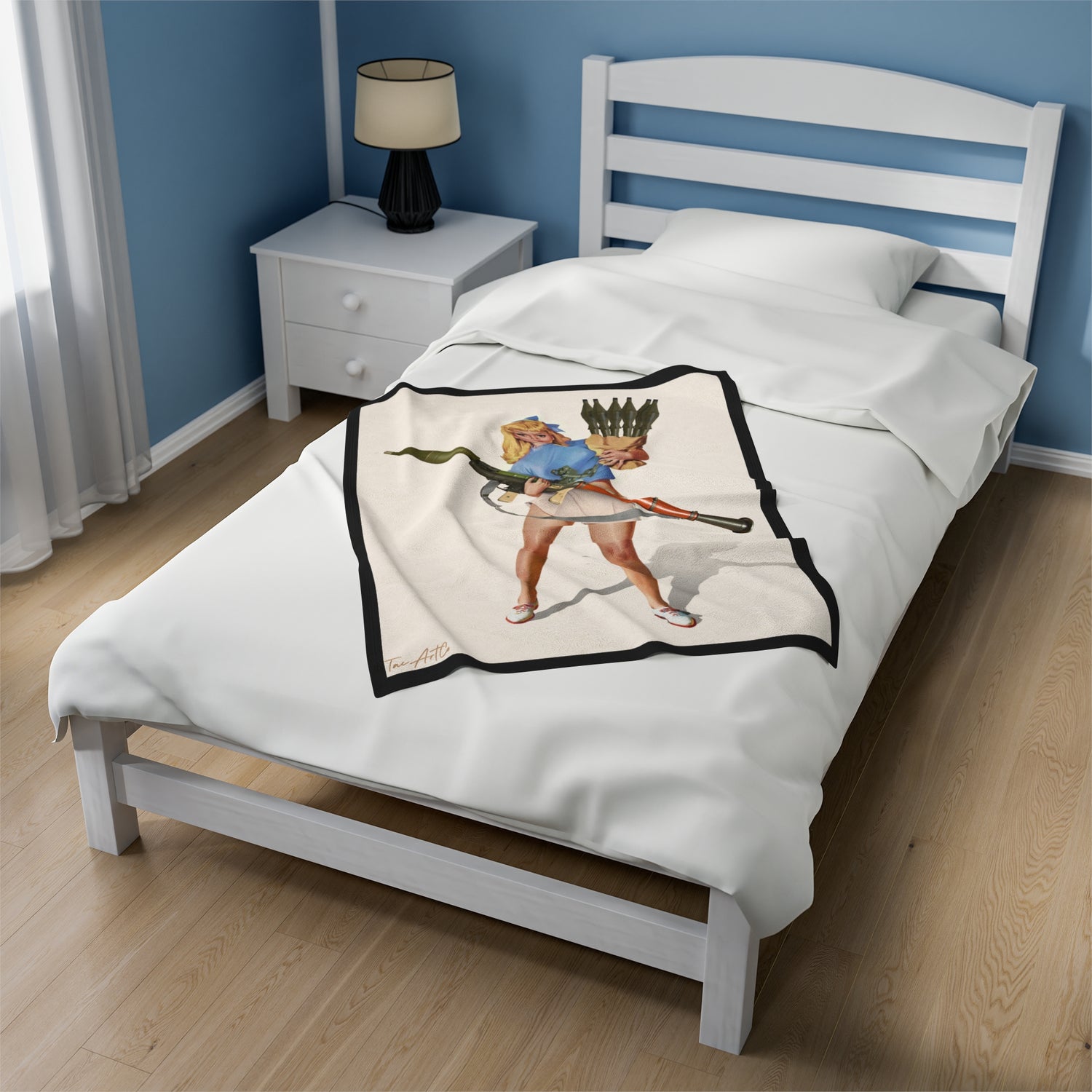 RPG Girl - Velveteen Plush Blanket
