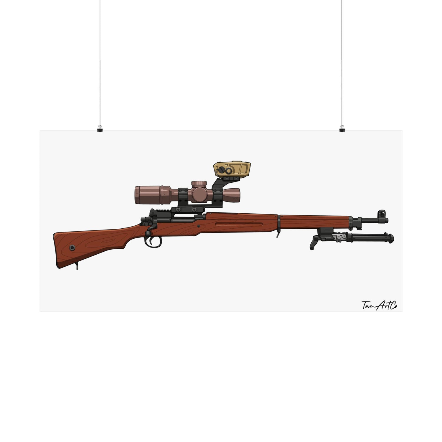 Modern Enfield - Matte Poster