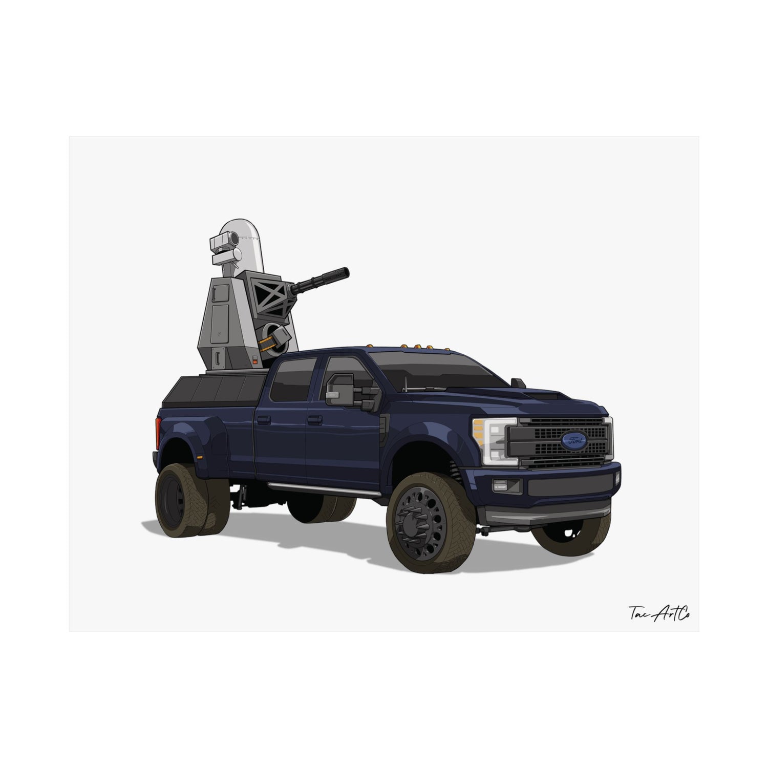 F350 Technical - Matte Poster