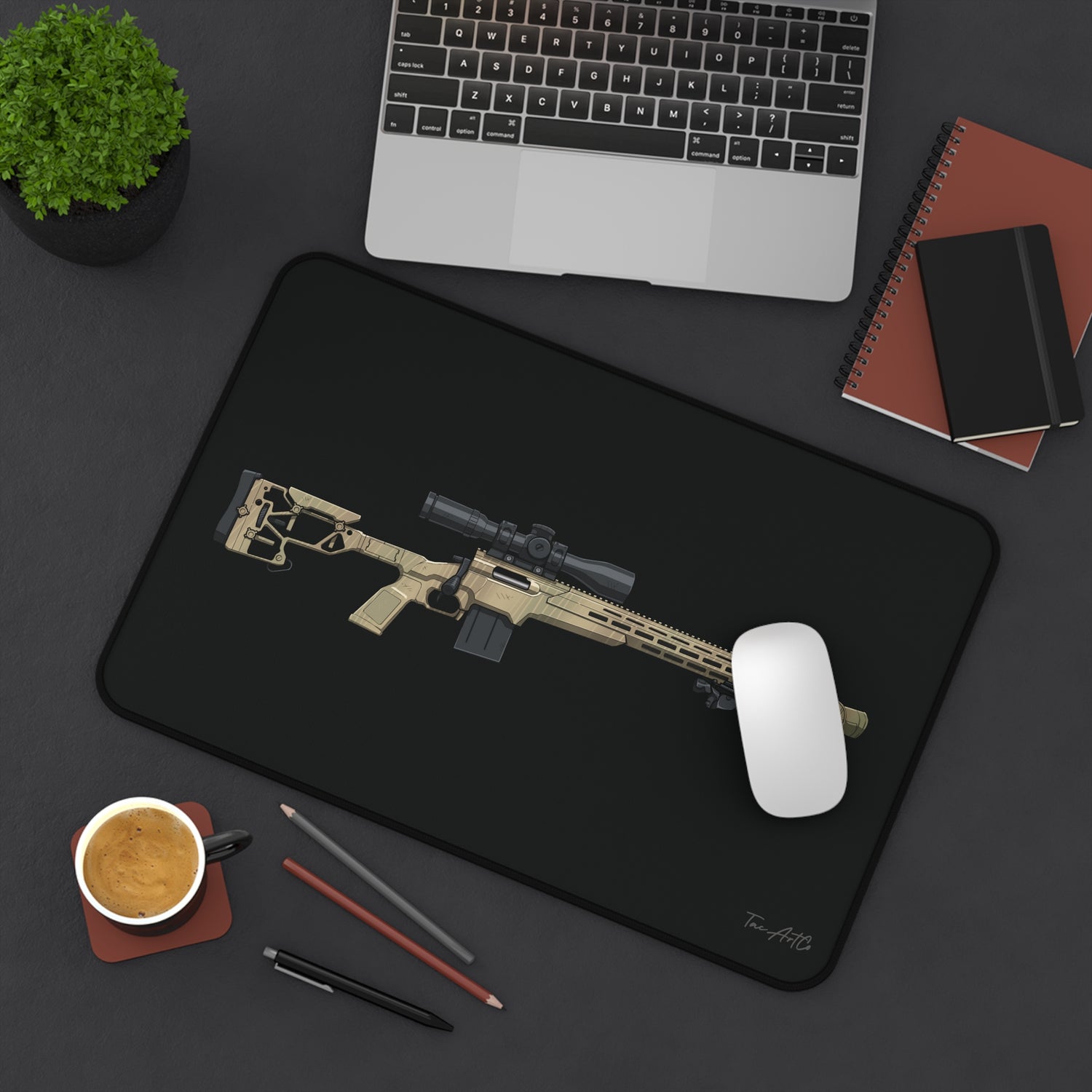 Bolt Gun v1 - Desk Mat