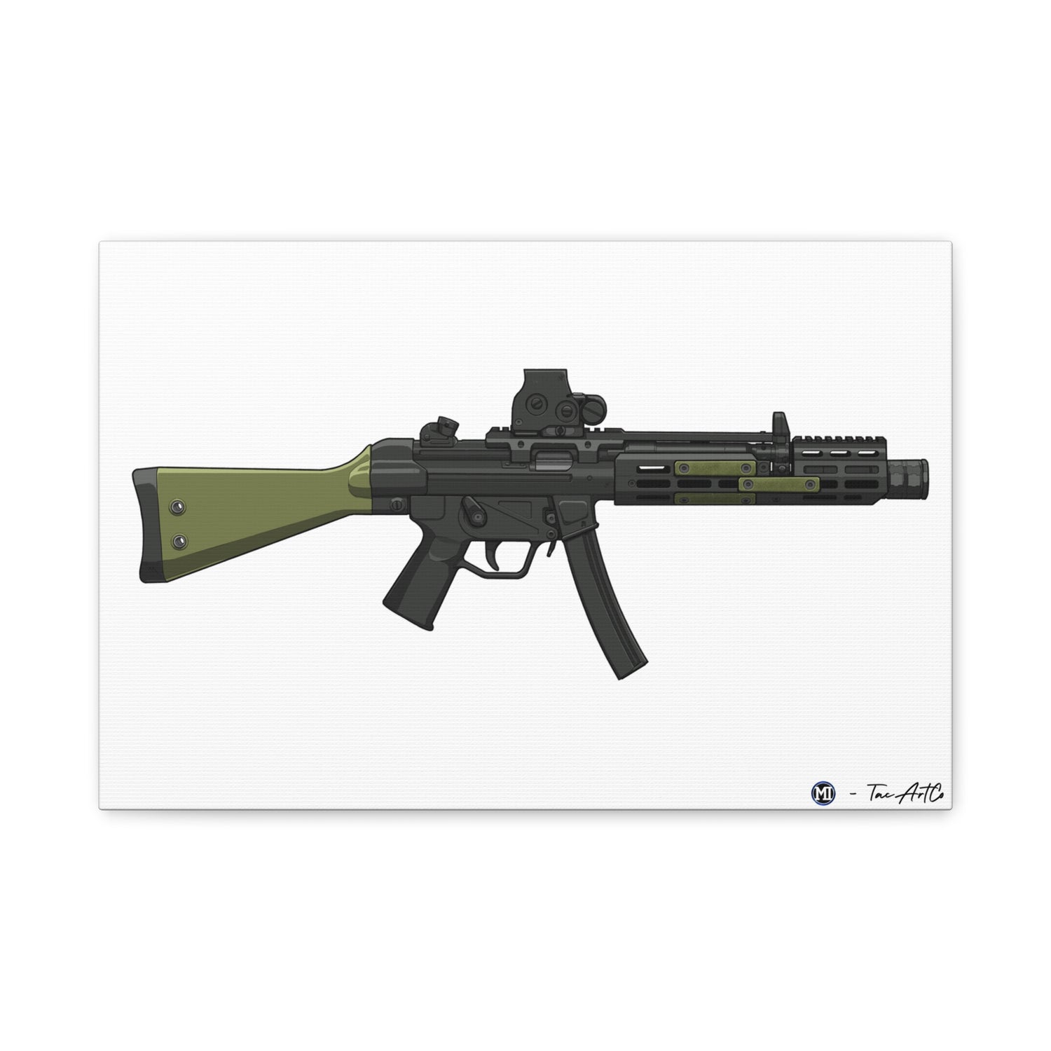 MP5 Canvas Print – Modern Classic