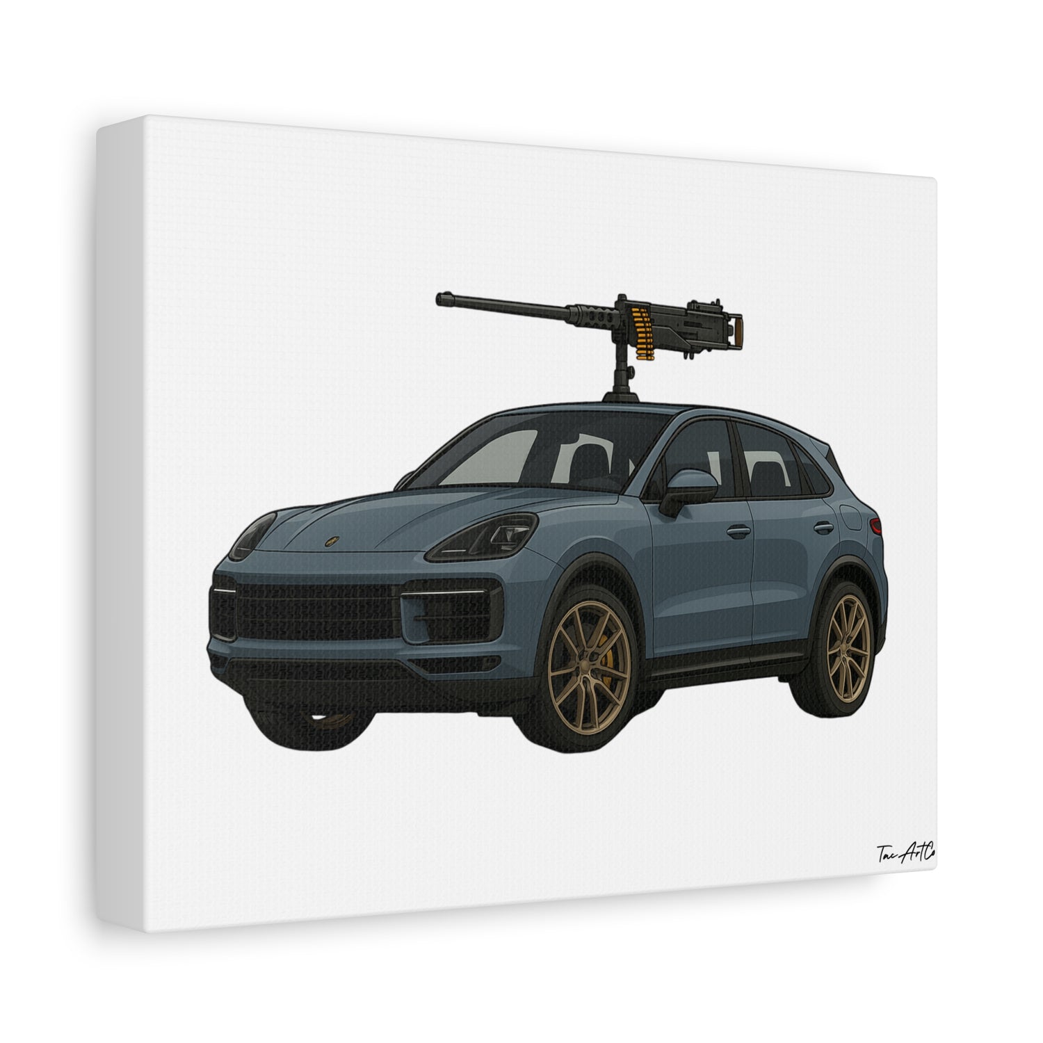 Urban Armor – Porsche Gun Rig Canvas Print