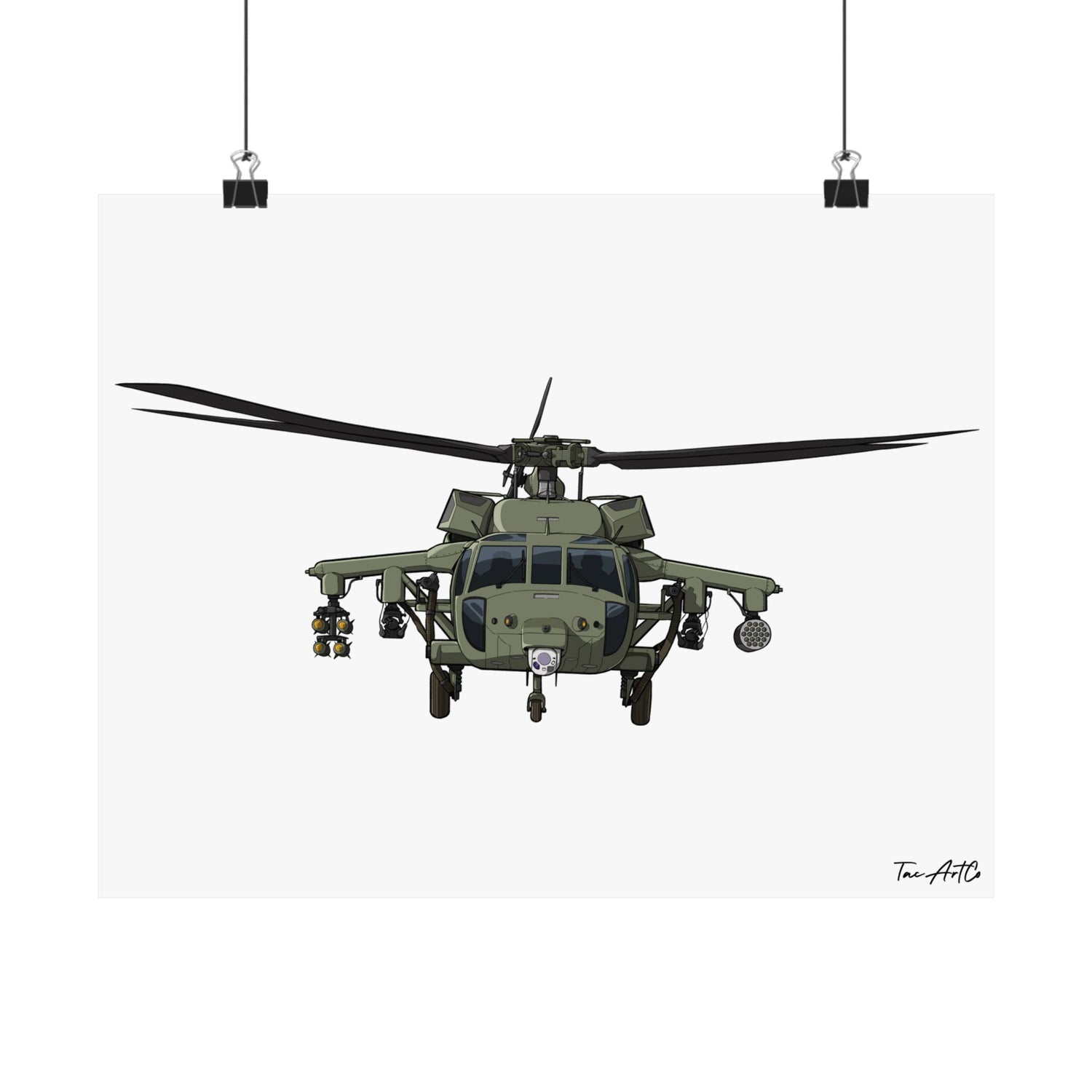 Blackhawk v1 - Matte Poster