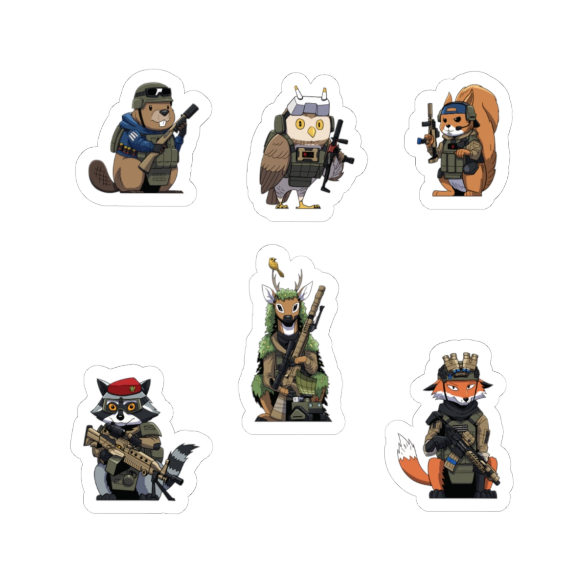Delta Forest Unit - Sticker Sheet