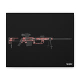 M200 Intervention - Canvas Print (Black Background)