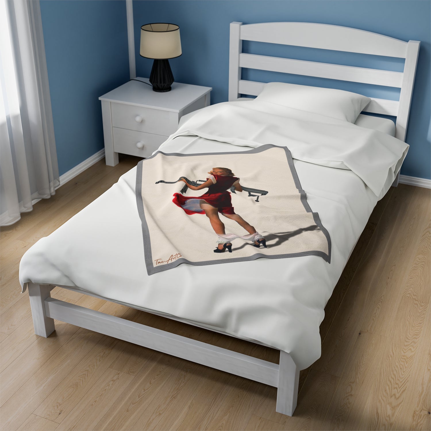 50BMG Girl - Velveteen Plush Blanket