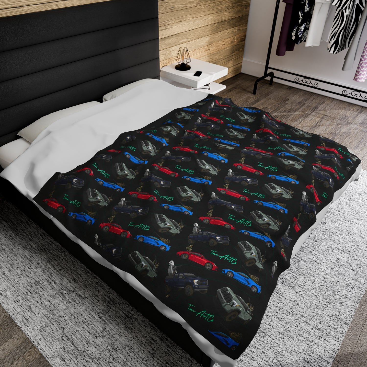 TacArtCo Technicals - Velveteen Plush Blanket