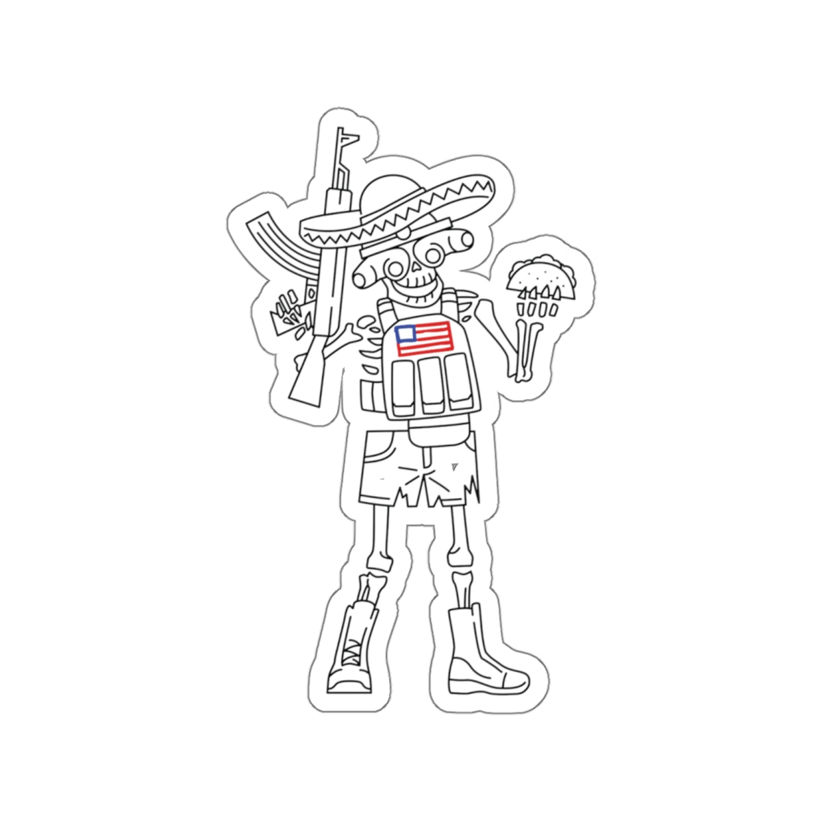 Skelly v1 - Sticker