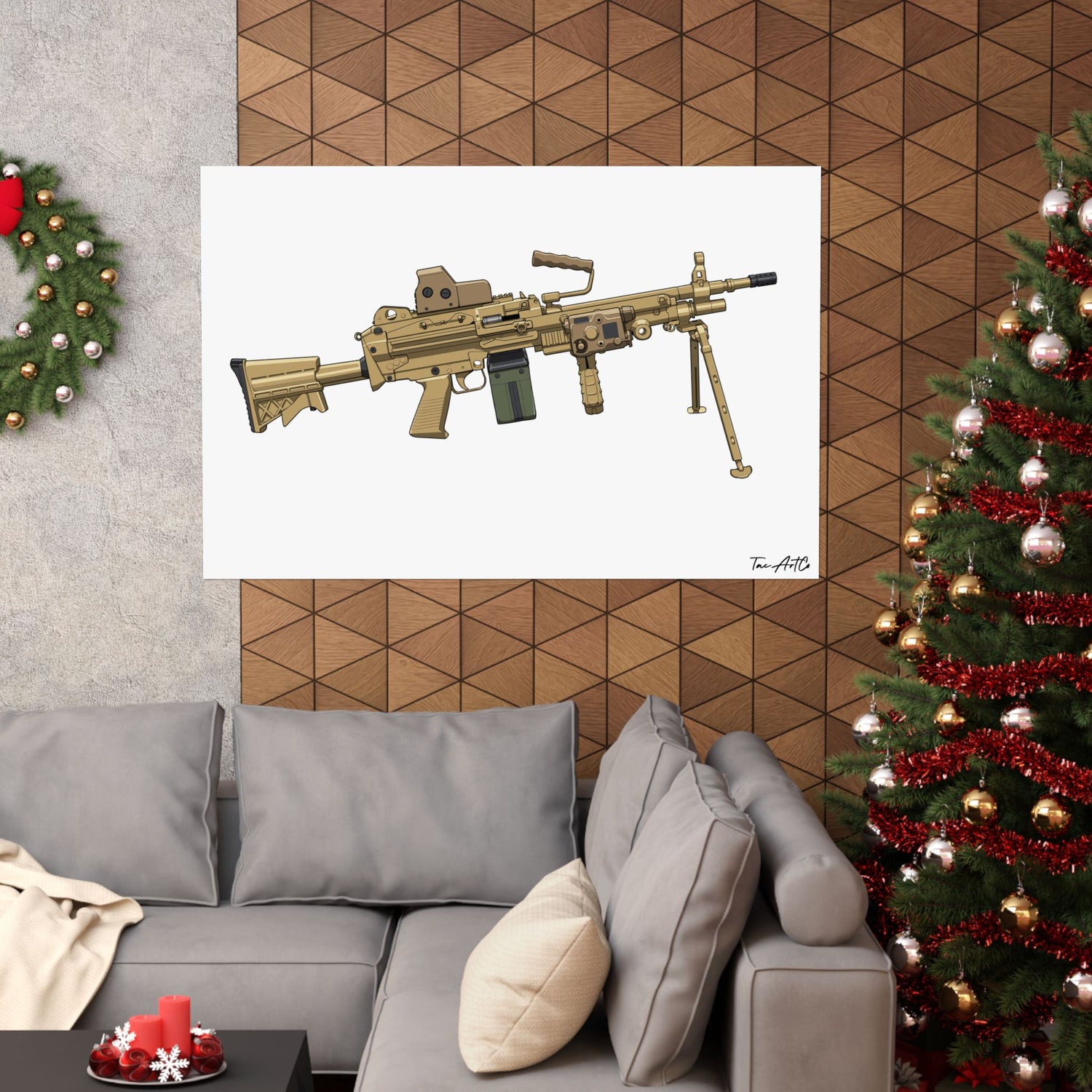 M249 LMG - Matte Poster